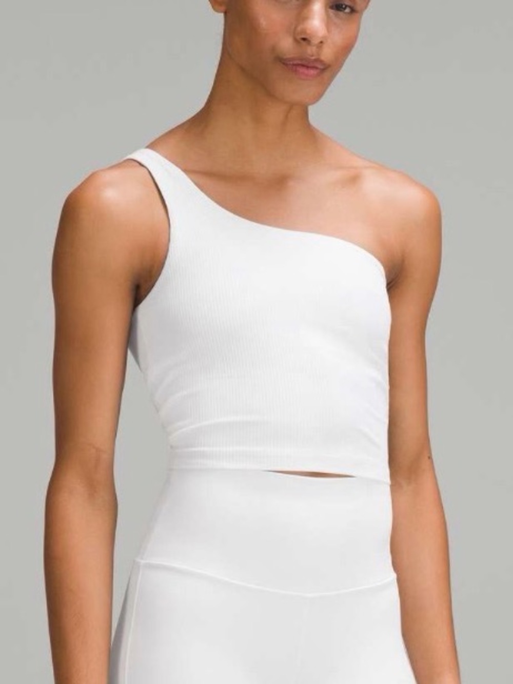 Lululemon Ribbed Nulu Asymmetrical Yoga Tank Top
